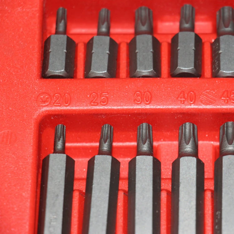 
40pcs Factory Wholesale Drive Torx Bit Socket Screwdriver Socket Bit Set 