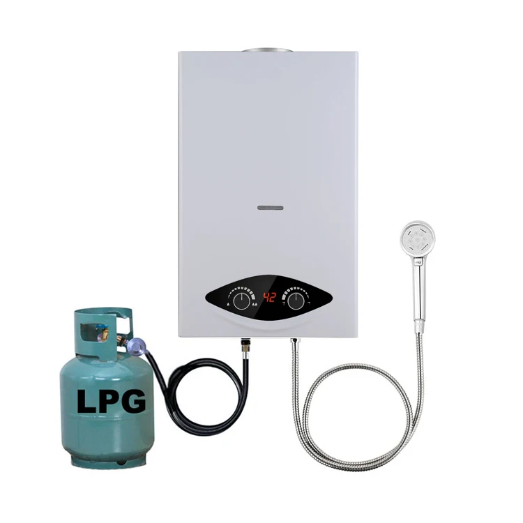 Factory wholesale 6L 8L 10L 12L Tankless gas water heater hot shower heater water gas geyser