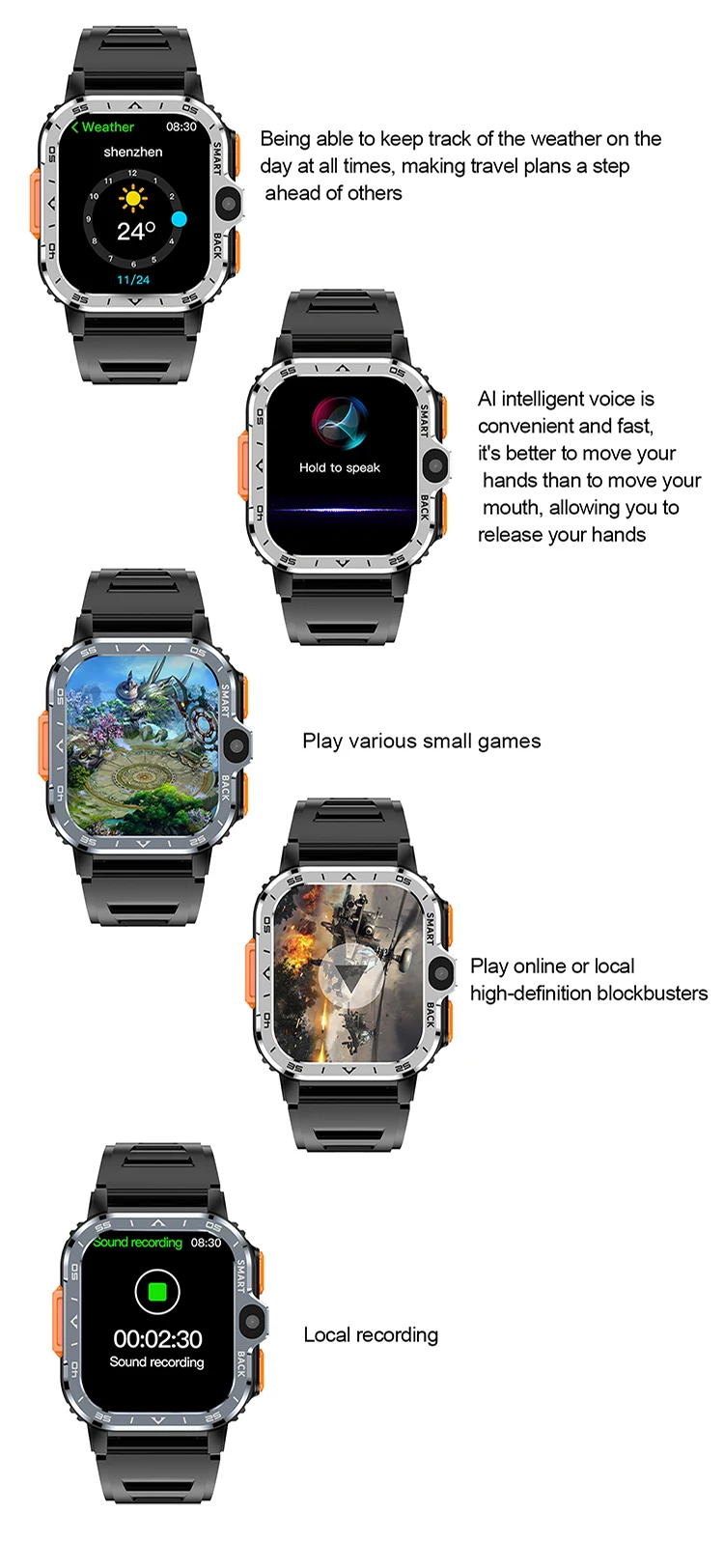 17 K7 4G PGD Watch