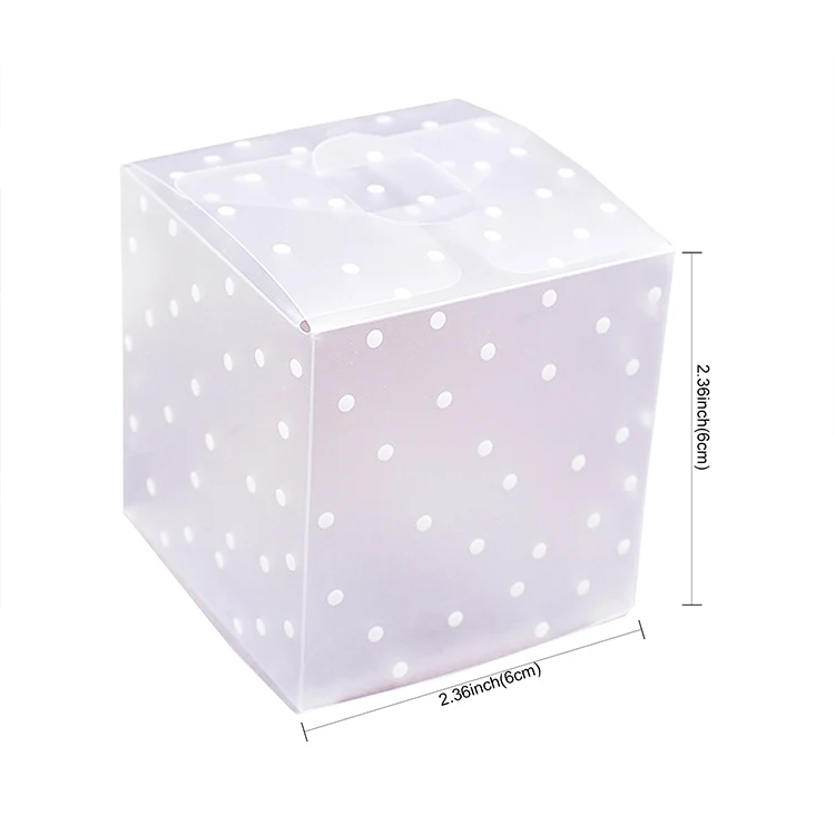 Custom logo printed cheap eco friendly candy packaging grocery packing recyclable clear pvc plastic storage box