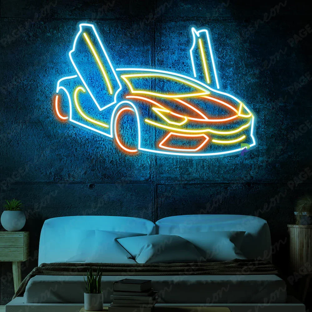 Factory Custom Home Decor Wall Art Car Led Neon Sign Light Pop Art Multi Color Flex Led Neon Lights