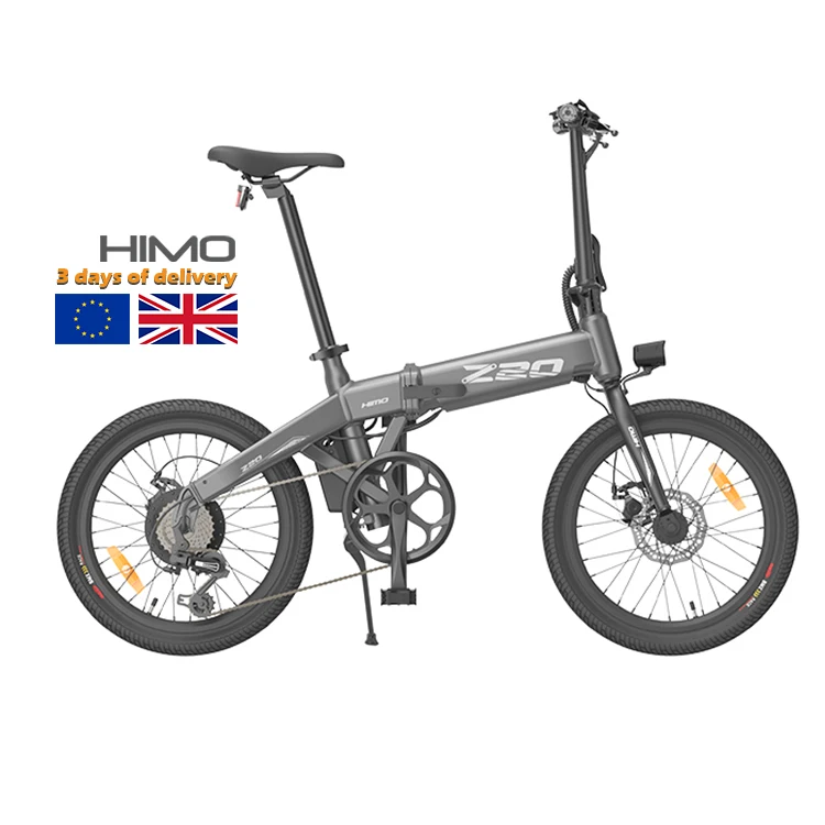HIMO Z20 EU UK Warehouse 250w 20 Inch 36v Lithium Battery disc brake Full Suspension Foldable Electric City Bicycle E Bike Ebike