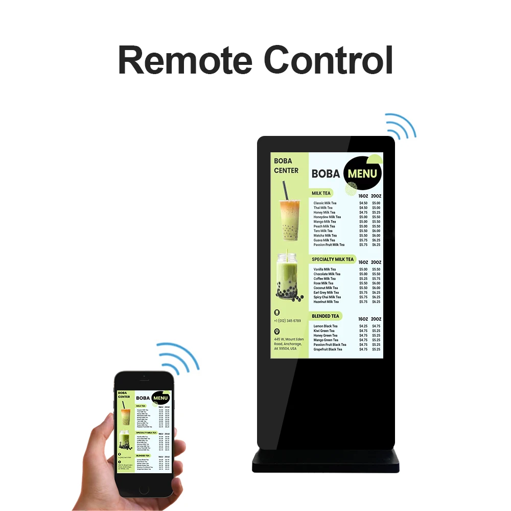 Eye-Catching OEM RK3288 IP65 SDK Odm Customized Android Screen 65 Inch Outdoor Commercial Advertising LCD Touch Kiosk Totem