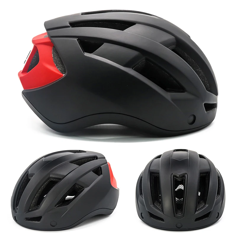 2022 Relee Quality Oem/Odm Smart Taillight Cycling Helmets With Lights Open Face Safety Personal Protective Bike Helmet Adult