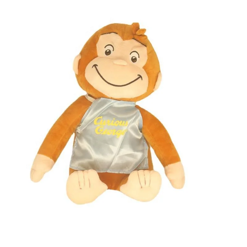 DH12 custom wholesale factory smile face monkey plush toy curious george monkey Plush Toy