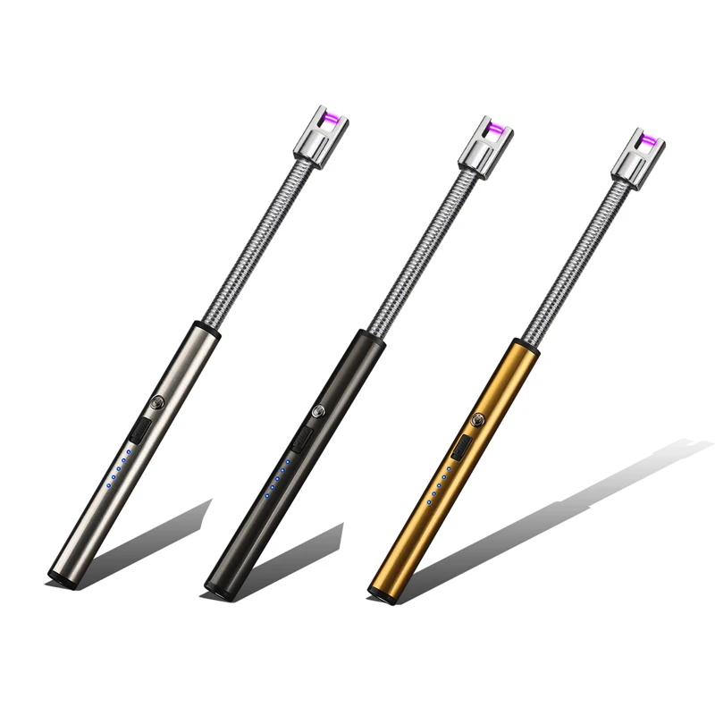 
High Quality Custom Long Stick Plasma Candle Lighter/Electric BBQ Lighter/USB Arc Kitchen Lighter  (62181355548)