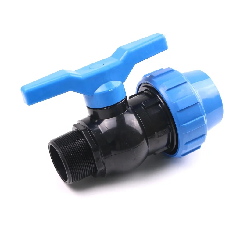 Full plastic pp head hdpe pipe fittings quick coupler fitting