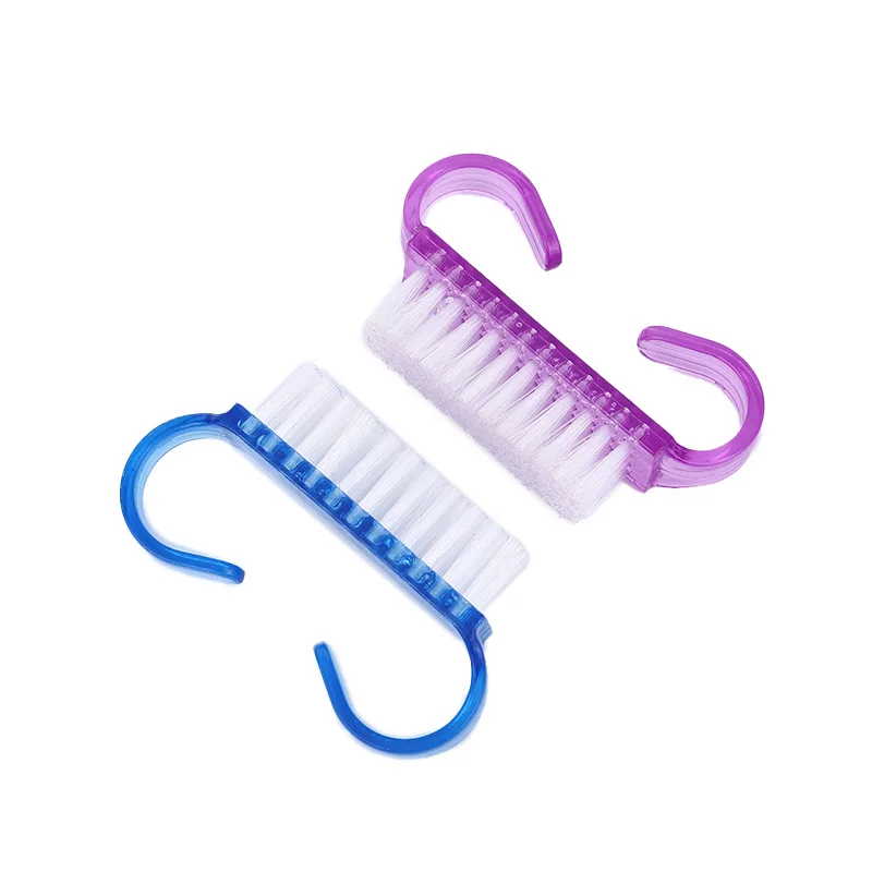 Color Nail Art Dusting Dust Remove Small Size Mini Plastic Cleaning Brush Pedicure Nail Art Care Cleaning Tools