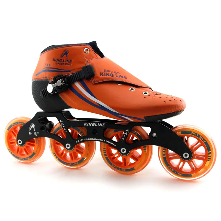 Factory explosive flash speed inline roller skates, professional speed inline skates, pattern styles can be customized.