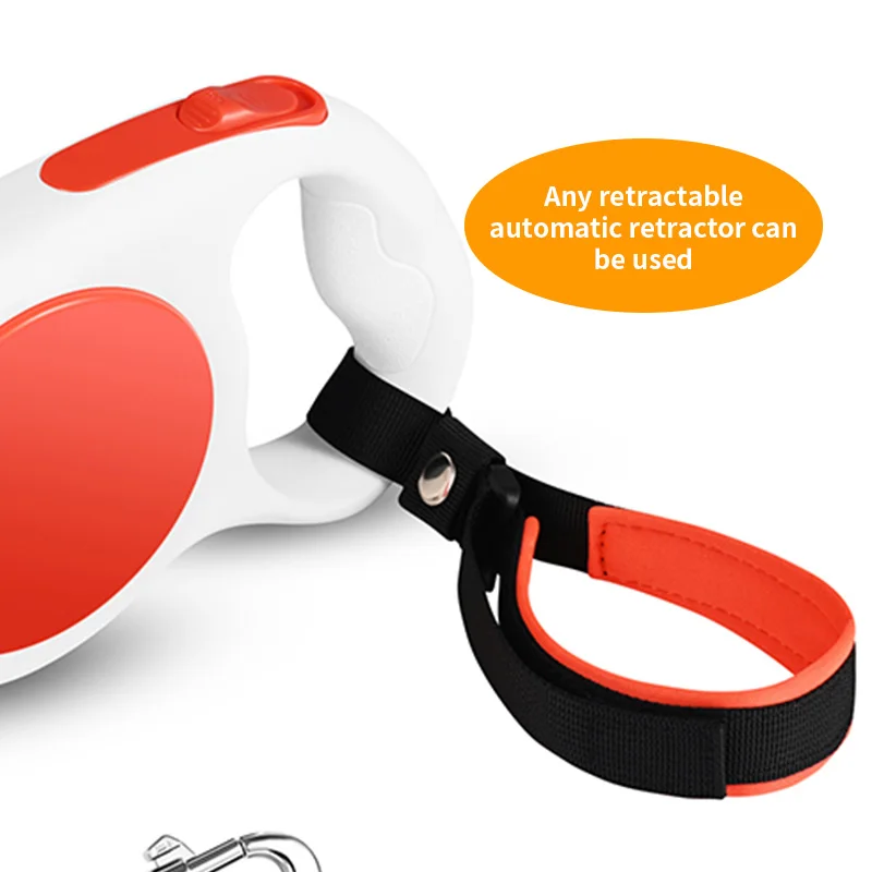 Customized color Dog Cat Extending Running Leads hand strap-high quality retractable dog leash wrist strap
