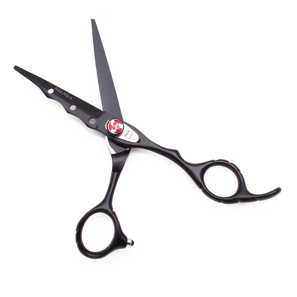Barber Scissors 6' JP Stainless Steel Hair Cutting Scissors Thinning Shears Hair Scissors Black Razor Edge A1019