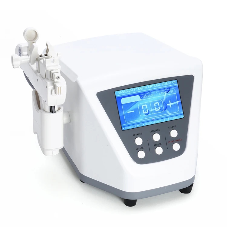 Noninvasive pistol 4 Vanadium Titanium Radio Frequency Mesotherapy Gun  Water Injection MesoGun
