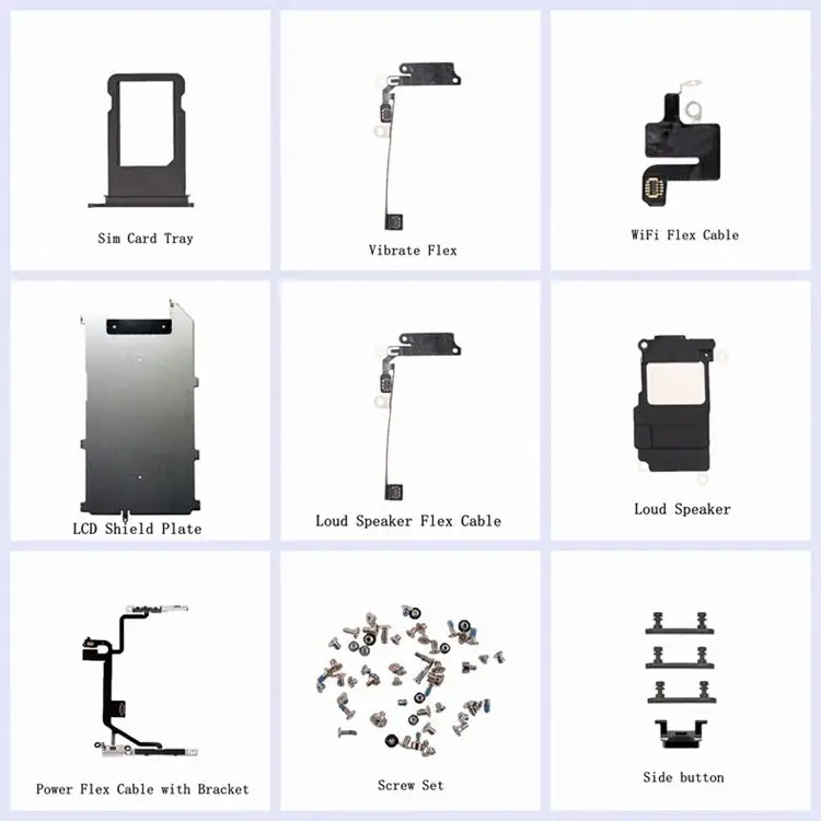 For Gigaset Spare Part Home Button Flex Cable Sim Card Tray Screw Set Mobile Phone Flex Cables for All Models