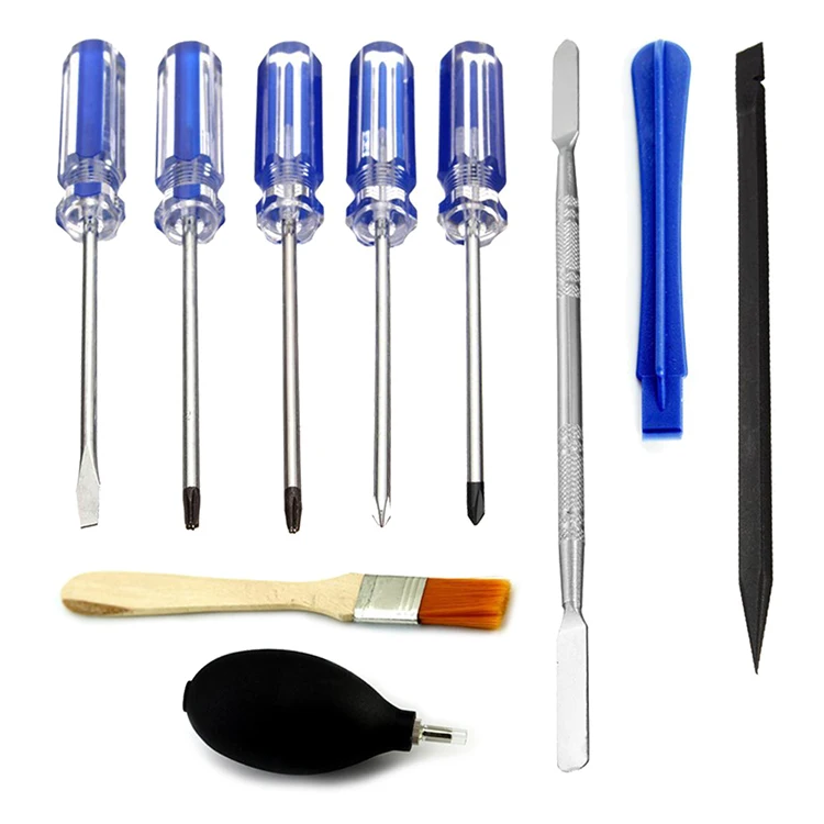 
10 in 1 PS4 Repair Opening Tools Precision Disassembling Tool Screwdriver Kit For PS4 Slim Pro Xbox one Game Accessories 
