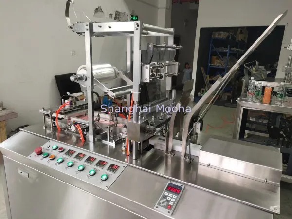 Tea Box Cellophane Overwrapping Packaging Machine Tissue Poker Play Card 3D Film Packing Machinery Perfume Snack Box Packer