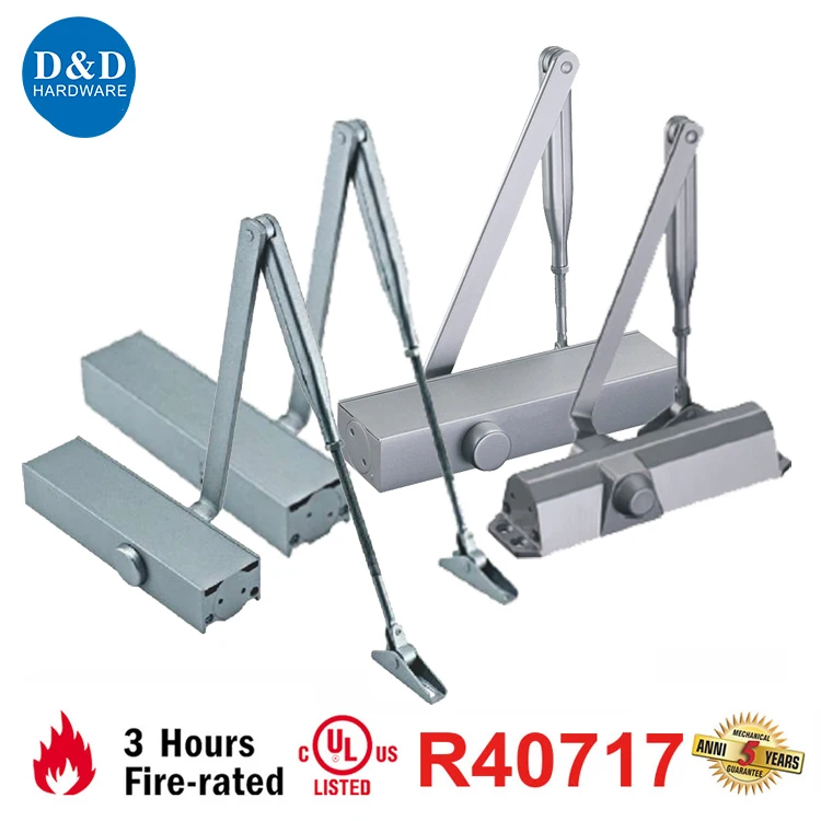 UL Listed UL 10C Fire Rated 3 Hours Panic Bar Door Hinge Closer Lock Set Architectural Hardware