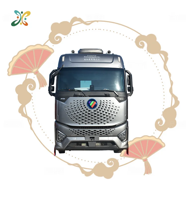 New Used Product Truck Tire Left Hand Drive Diesel Tractor Trucks 6X4 500HP Foton Auman Tractor Truck