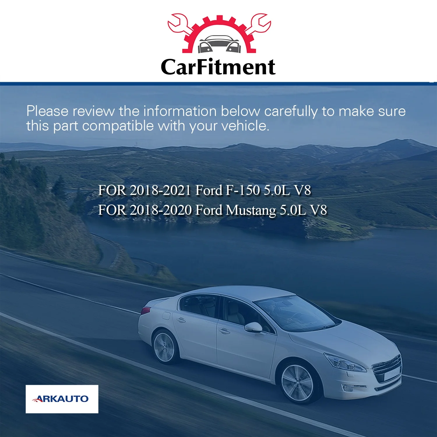 ARKAUTO Ignition Coil Pack JE3E-12A366-AB JR3Z-12029-A UF835 UF-835 DG-565 DG565 For Ford F-150 F150 Mustang 5.0 V8