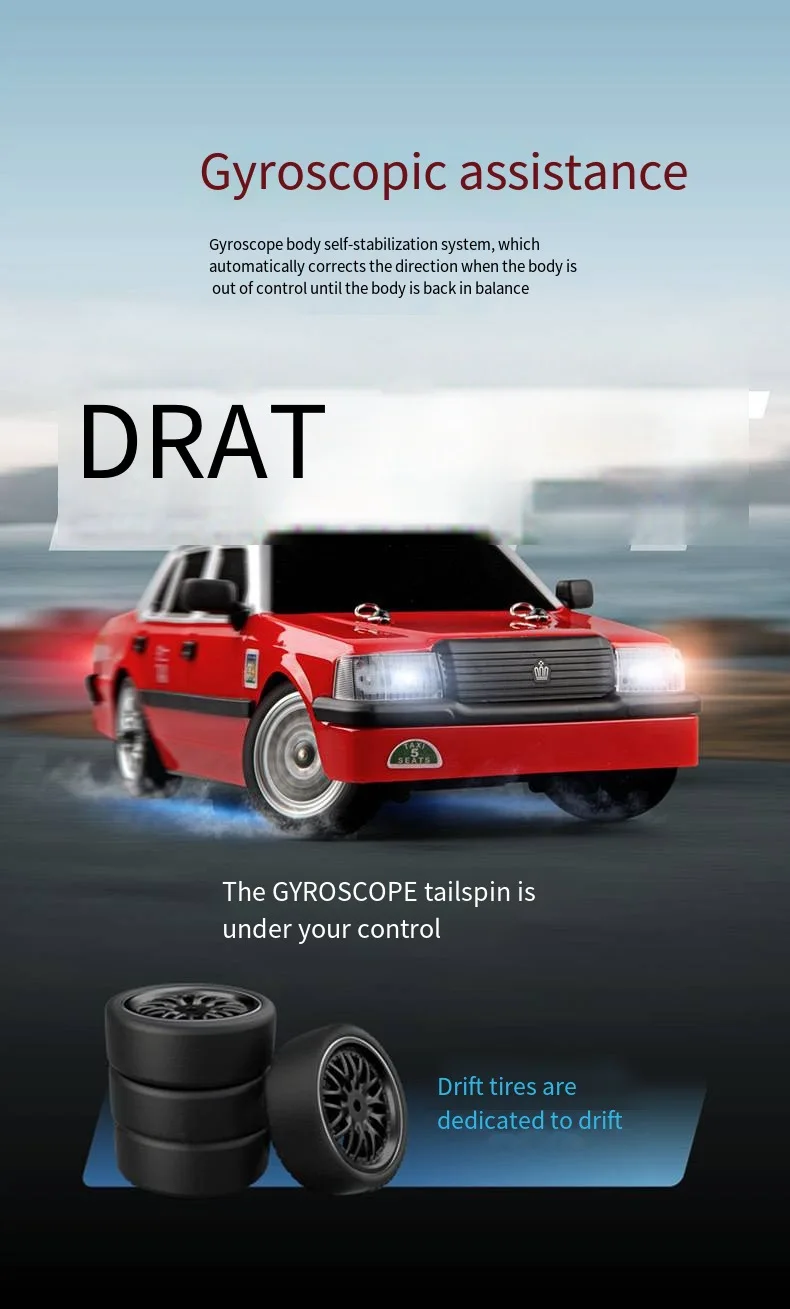 Оригинальная Заводская 1/16 автомобиля MN38 2 4 г 20 км/ч дрейф такси корона модель с дистанционным управлением детские игрушки автомобиль vs MJX 14210