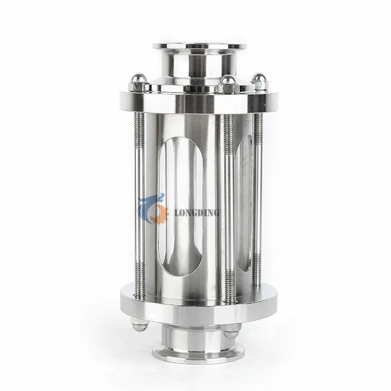 304 316L Sanitary Stainless Steel Tri Clamp Straight Type Sight Glass