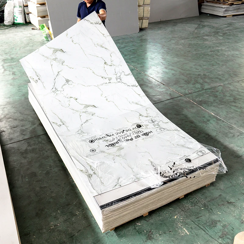 1220*2440mm UV Plastic Marble PVC Sheet For Wall