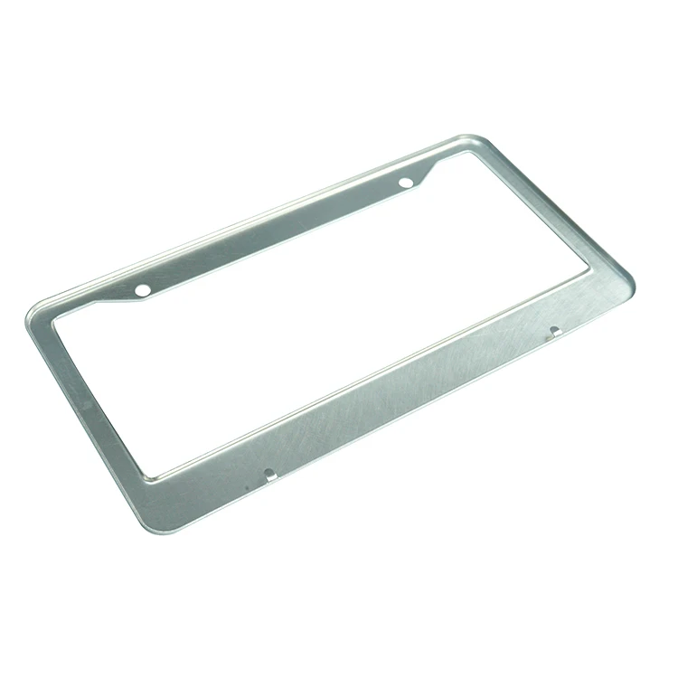 OEM/ODM factory CNC machine manufacturing stainless steel exquisite license plate frame