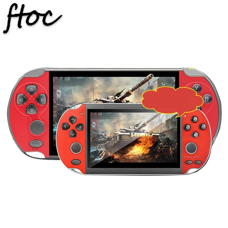 New X7 Plus Full Color Large Screen Built-in 200 Games Retro Handheld Game Console