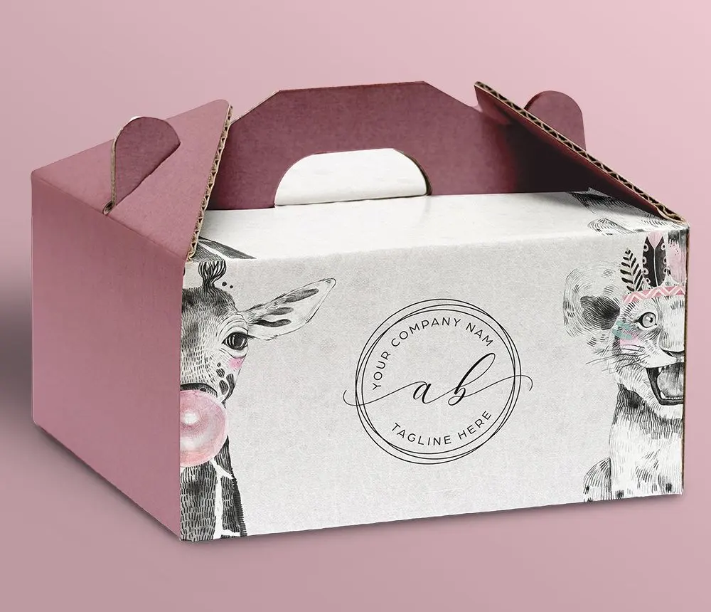 Wholesale Custom Folding Food Packaging Paper Box For Sushi Cake Cookiey Macaron Donut Takoyaki Candy Packaging Box