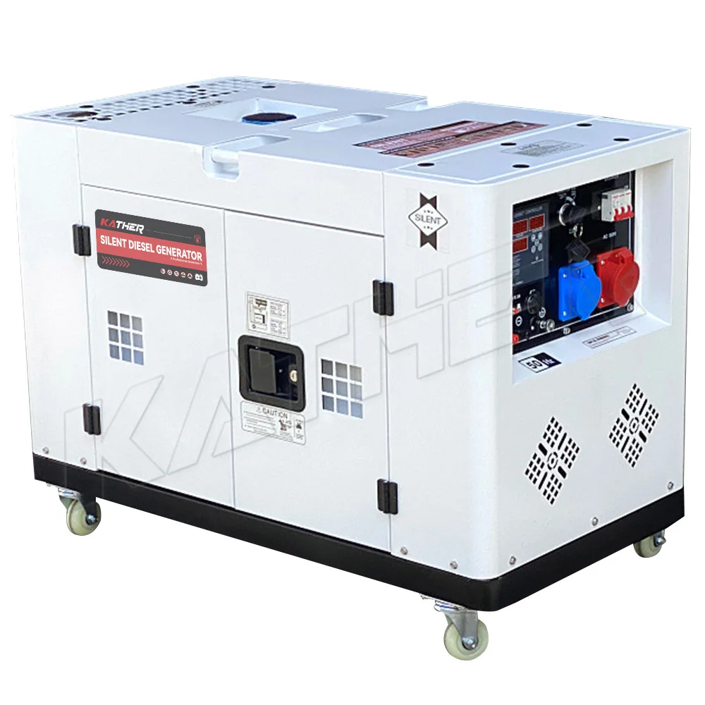 8kva 10kva 12kva 15kva 20kw Electric Power Plant Diesel Generator Generator 10kva Silent Factory Low Noise Diesel Generator 15kw