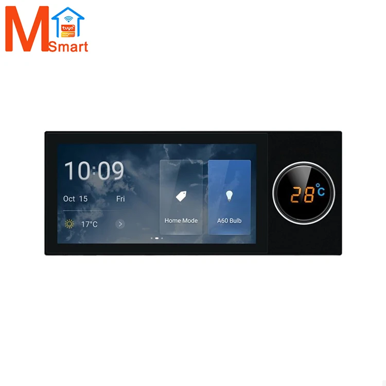 6inches Central Control for Intelligent Scenes Smart Devices Tuya Smart Multi-functional Touch Screen Control Panel