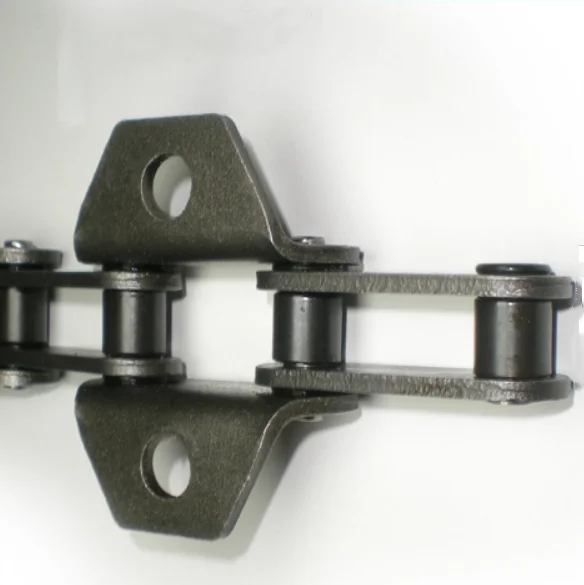 Китай, Высококачественная конвейерная роликовая цепь CA550, сельскохозяйственная цепь с приспособлениями