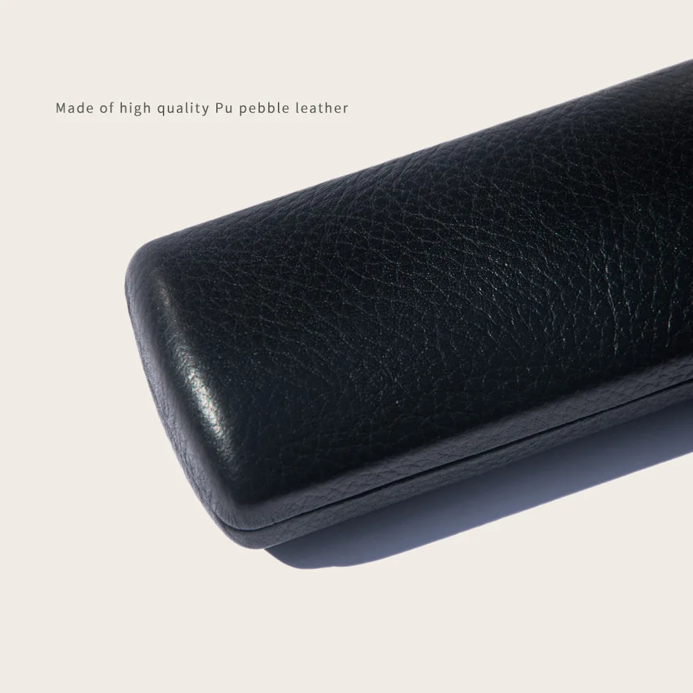 wholesale custom logo glasses hard case luxury women glasses case leather case for glasses