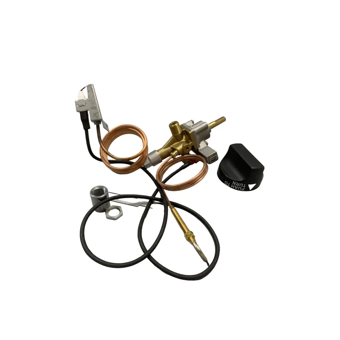 factory price Brass Safety Valve Kit Pilot Burner Assembly Main Control Propane Fire Pit Connecting Tubes Tilt Switch Ignition