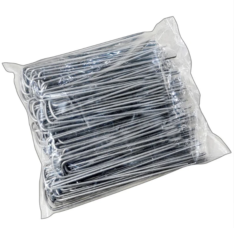 6 inch 8 inch Garden Landscape Stakes, For Sod staples, Weed Barrier, Soaker Hoses