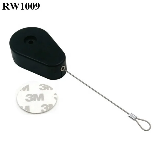 RUIWOR RW1009 Drop-shaped Retractable Anti-Theft Recoiler Pull Box Plus Size Customizable Fixed Loop End for Store Security
