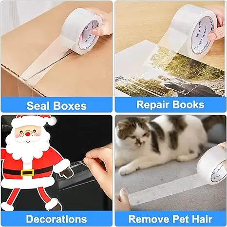 Single Sided Acrylic BOPP Adhesive Tape Waterproof Pressure Sensitive Carton Sealing Tape