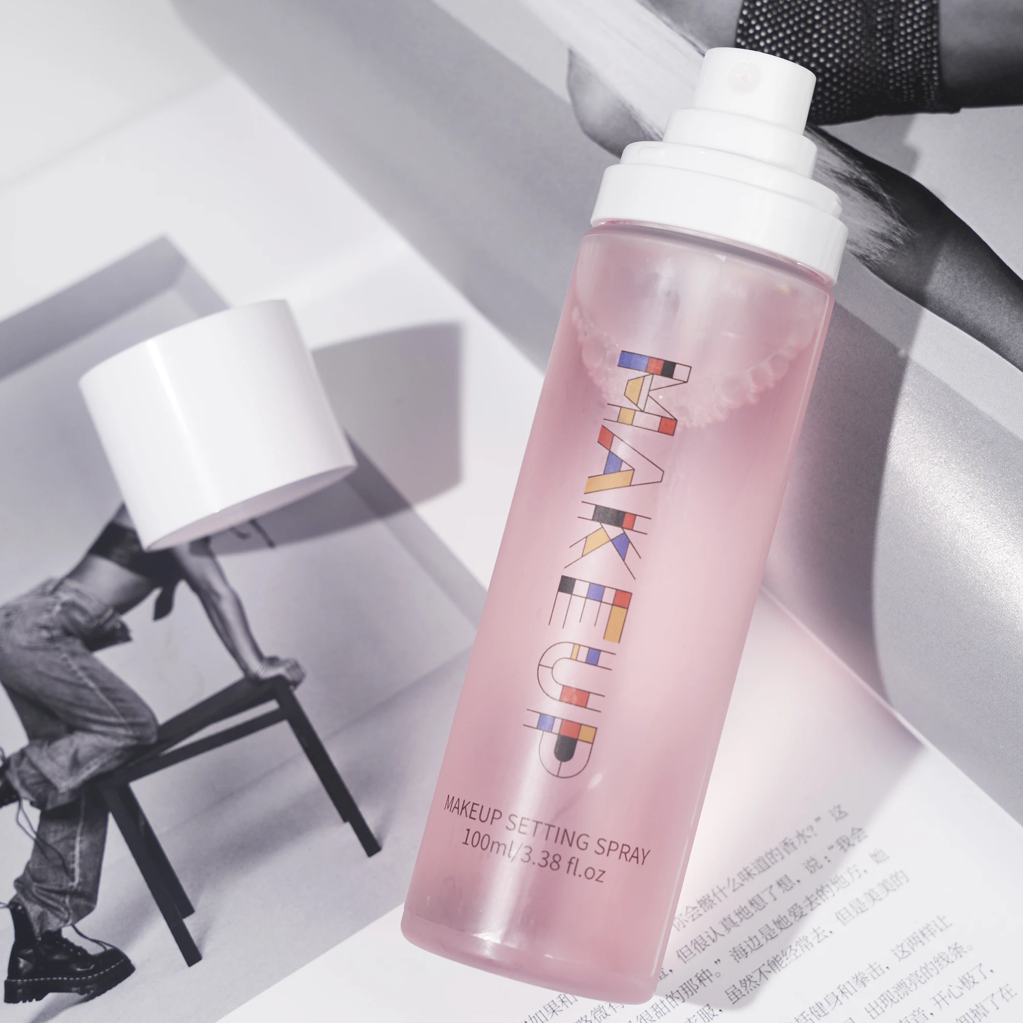 Hot sale custom makeup setting spray private label long lasting setting spray make up cosmetic