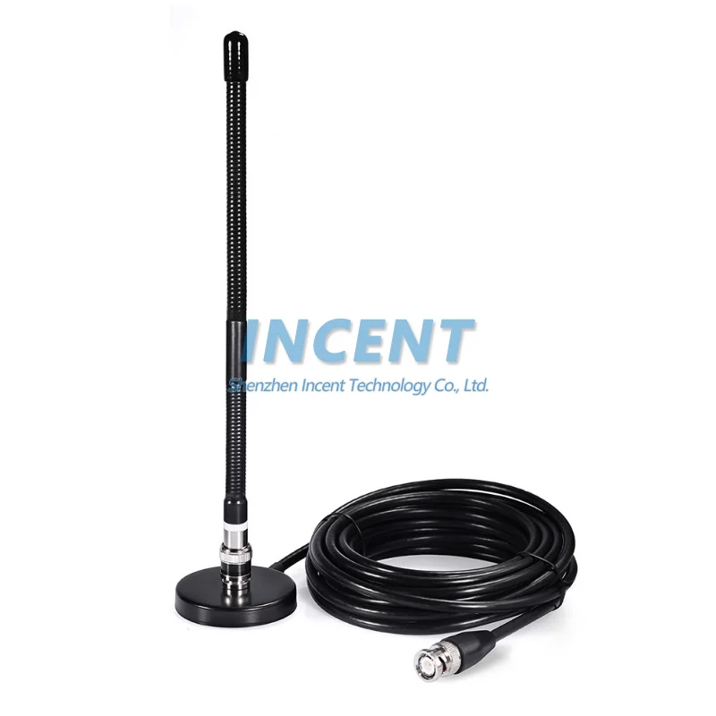 Superbat 27MHz Ham Radio Antenna with Magnetic Base 3M Cable BNC Male Connector for ICOM IC-V8 IC-V80 IC-V80E IC-V82 IC-V85