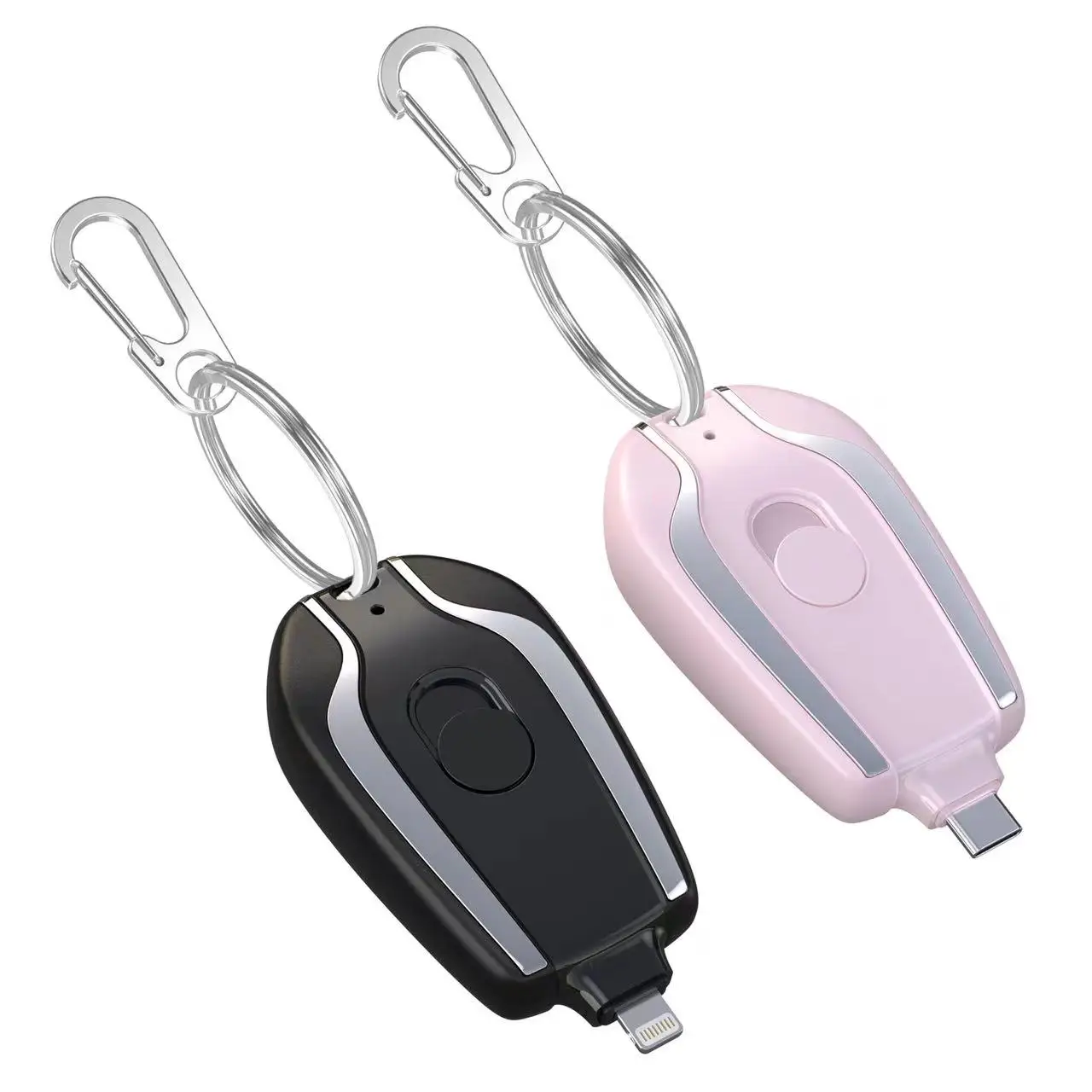 New Mini Convenient Emergency Keychain Charger Pocket Wireless Ultra thin Fast Charging Mobile Power