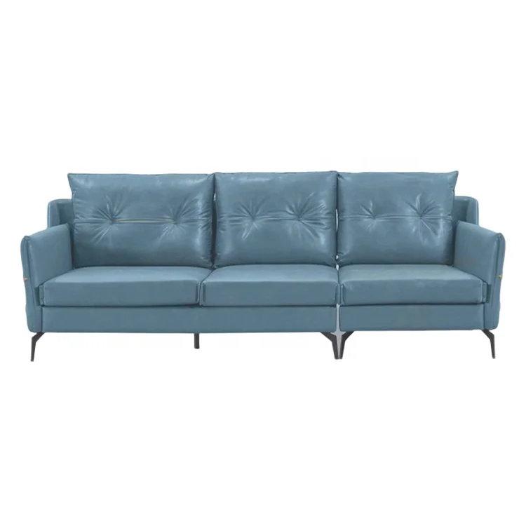 Easy-to-Care L Shape Faux Leather Sofa Set Modern L Shape Leather Couches l-shaped-sofa