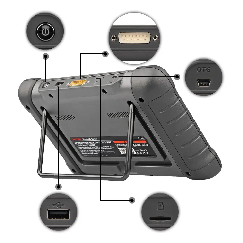 Autel DS808K OBD2 сканер автомобильный диагностический инструмент maxnas функции EPB // DPF/SAS/TMPS WIFI DIY