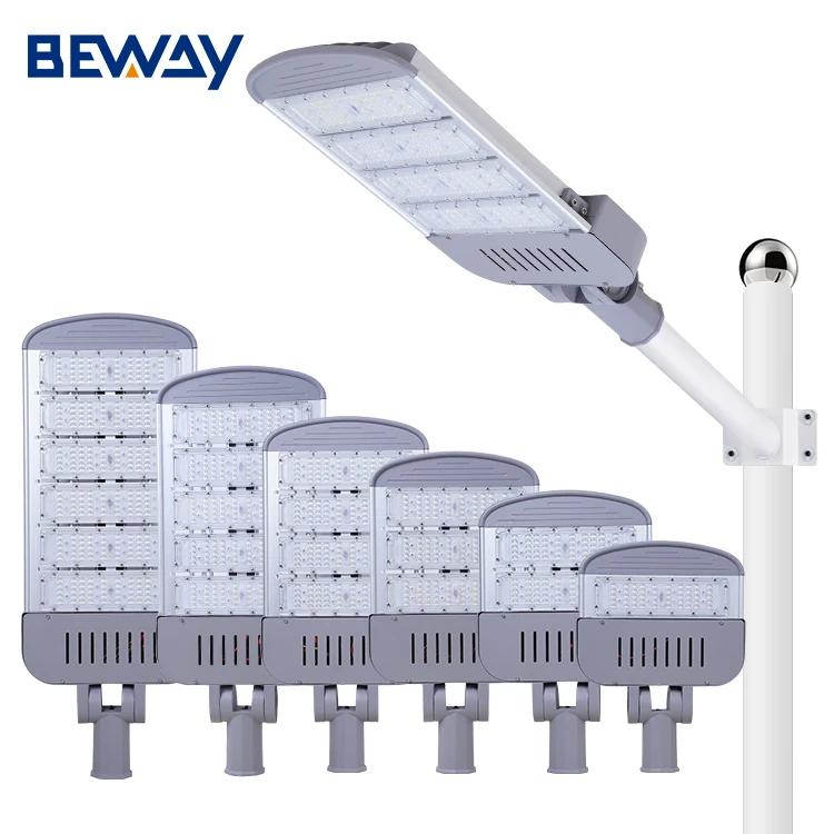 High Luminous Efficiency Waterproof Ip65 Streetlight Outdoor Custom Aluminum100w 200w 300w 400w Electric Road LED Lamp