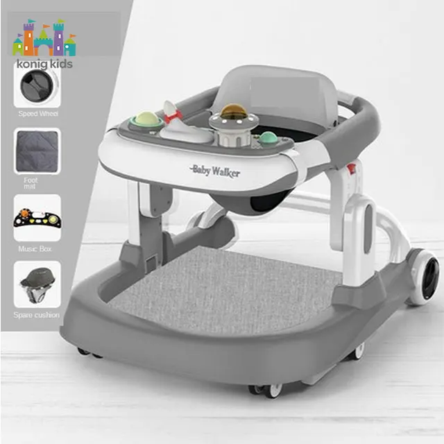 Konig Kids Hot Selling Andador Para Bebe Jumper Baby Learning Walking Baby Walker With Wheels And Seat