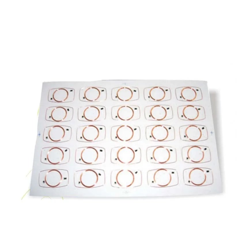 Оптовая продажа с фабрики TK4100 ПВХ инкрустация/13,56 MHz F08 PVC Prelam лист RFID тег материал