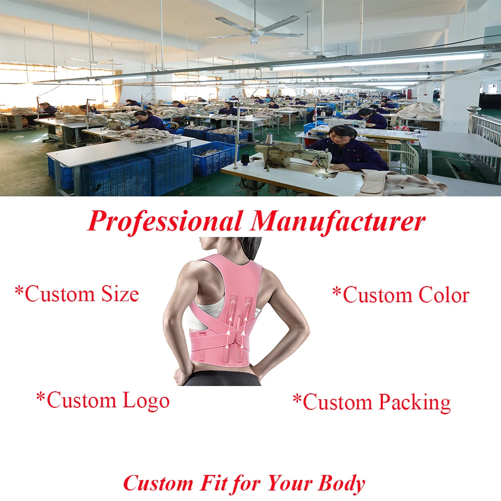 Wholesale new amazon lower back wearable lumbar posture corrector adjustable upper back support brace belt stretcher