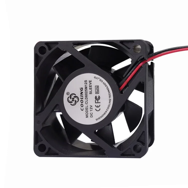 high quality fan 60x60x25mm 6cm 60mm 12v dc cooling fan