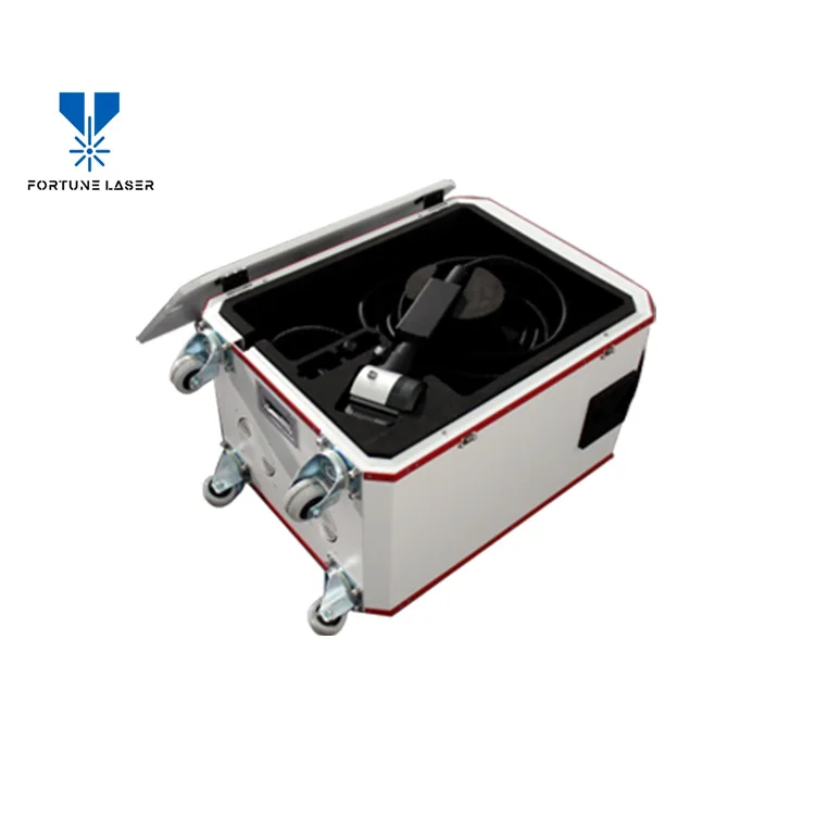 100W/200W Pulse Laser Cleaning Machine for Removing Paint Oil Metal Wood Quality Electrical Parts Cleaning Equipment