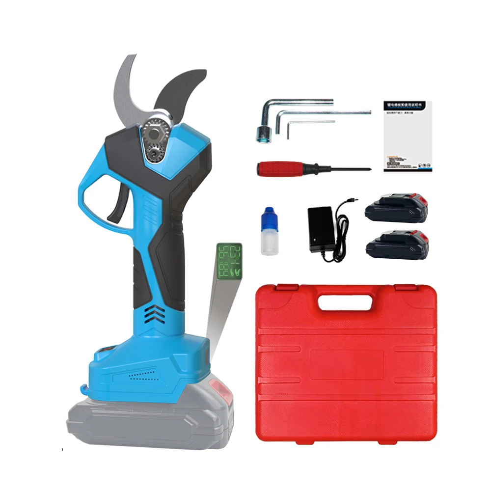 YODOO  hot sale Electric Pruning Shears 2 battery Optional Extension Rod Vineyard Vines Power Tools Cordless Electric Scissors