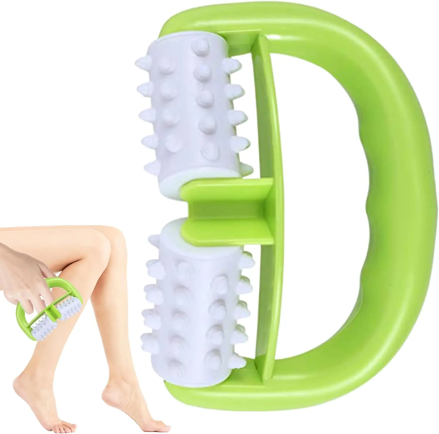 Hand Held Cellulite Treatment Plastic Silicone Anti Cellulite Massage Roller