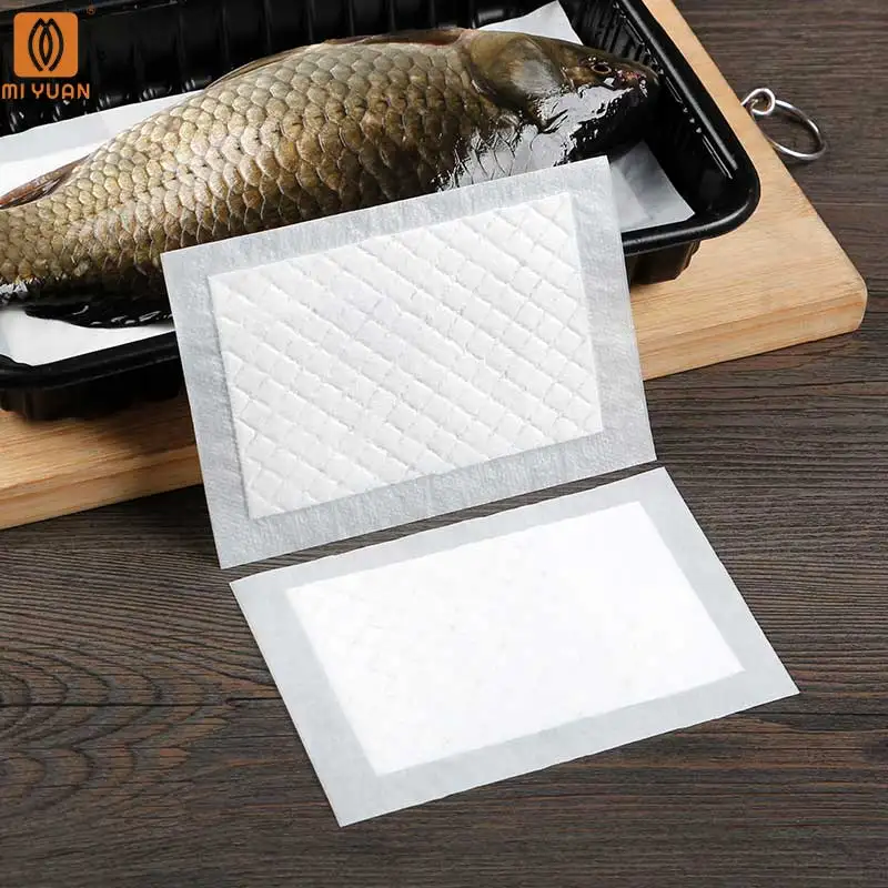Factory price and high quality meat packaging absorbent pad with SAP for fresh fruit vegetable meat seafood